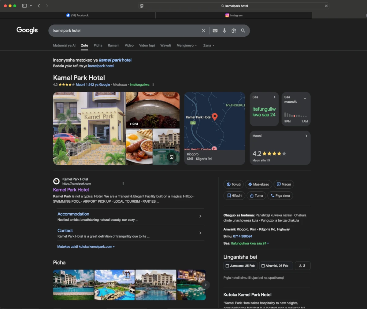 Google Search Results