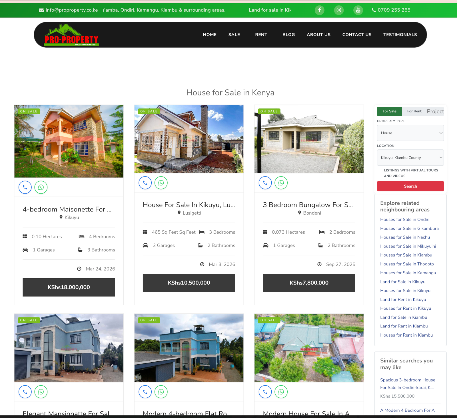 Property Detail Page